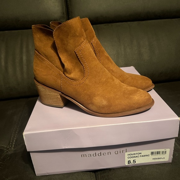 Madden Girl Houston Cognac Fabric - Picture 1 of 5